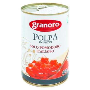 Помидоры Granoro нарезанные 400г - купить, цены на BONUS - фото 1