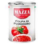 Rosii Mazza in suc propriu pulpa 400g