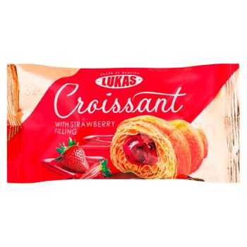 Croissant Lukas cu capșună 45g - cumpărați, prețuri pentru BONUS - foto 1