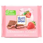 Ciocolata cu lapte Ritter Sport Iaurt capsune 100g
