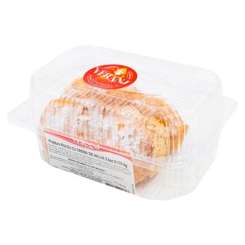 Prăjitură-rulou Veranj cu cremă de halva 2buc 170g - cumpărați, prețuri pentru BONUS - foto 1