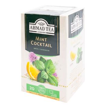 Ceai din plante/fructe Ahmad Tea Minta Coctail  in plicuri 1.5g*20buc - cumpărați, prețuri pentru BONUS - foto 1
