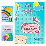 Hartie colorata BV A4 10 foi dubla