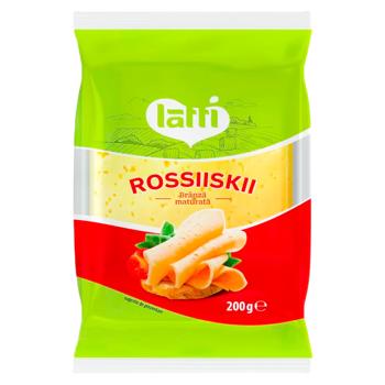 Branza maturata Latti Rossiiskii 45% 200g - cumpărați, prețuri pentru BONUS - foto 1