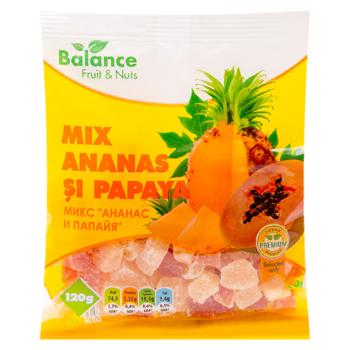 Mix ananas si papaya Balance 120g - cumpărați, prețuri pentru BONUS - foto 1