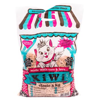 Asternut igienic Kiwi Clasic pentru pisici 3kg - cumpărați, prețuri pentru BONUS - foto 1