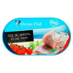 Hering file in sos de rosii Ocean Fish 170g