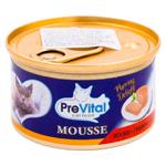 Hrană umedă Prevetal cu vita pentru pisici 85g
