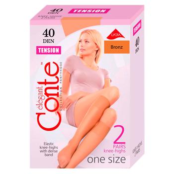 Ciorapi dame Conte 3/4 tension 40 2p bronz - купить, цены на BONUS - фото 1