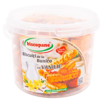 Biscuiti Biscopane De la Bunica cu vanilie 700g - cumpărați, prețuri pentru BONUS - foto 1