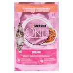 Cons. p/u pisici One Junior Cat 85g somon/morcov