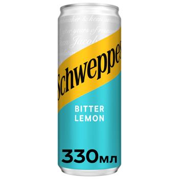 Напиток газированный Schweppes Bitter Лимон 0,25л - купить, цены на BONUS - фото 1