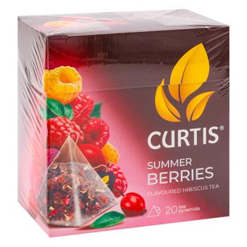 Ceai din plante Curtis Summer Berries cu fructe de padure in piramide 1.8g*20buc - cumpărați, prețuri pentru BONUS - foto 3
