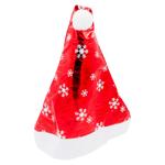 Caciula de Anul Nou lucioasa cu fulgi