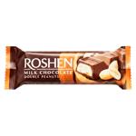 Baton de ciocolata Roshen Double Peanuts lapte 29g
