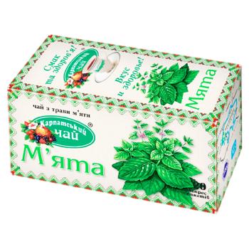 Ceai din plante Carpatchii Ceai menta in plicuri 1g*20buc - cumpărați, prețuri pentru BONUS - foto 1