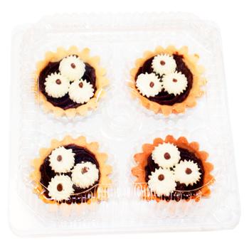 Prajitura Franzeluta Cosulet portocale si coacaza neagra 60g*4buc - cumpărați, prețuri pentru BONUS - foto 1