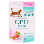 Hrana p-ru pisici adulte Optimeal 85g miel/legume