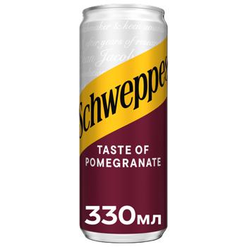 Напиток газированный Schweppes Гранат 0,33л - купить, цены на BONUS - фото 1