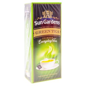 Чай зеленый Sun Gardens Green Tea в пакетиках 1,7г*25шт - купить, цены на BONUS - фото 3