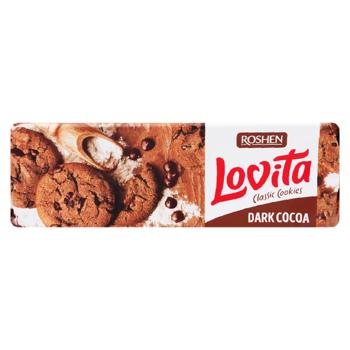 Biscuiti Roshen Lovita Classic Dark Choco 150g - cumpărați, prețuri pentru BONUS - foto 2