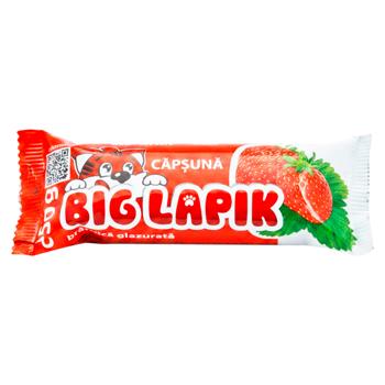 Brânzică glazurata Lapmol Big Lapik capsuna 50g - cumpărați, prețuri pentru BONUS - foto 1