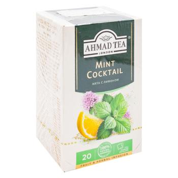 Ceai din plante/fructe Ahmad Tea Minta Coctail  in plicuri 1.5g*20buc - cumpărați, prețuri pentru BONUS - foto 3