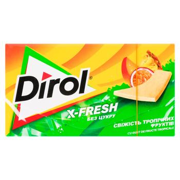 Guma de mestecat Dirol Tropic 13.5g - cumpărați, prețuri pentru BONUS - foto 1