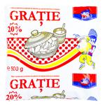 Produs smântână JLC cu amestec de grăsimi vegetale și animale 20% 500g