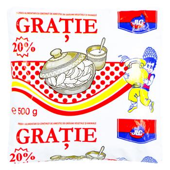 Produs smântână JLC cu amestec de grăsimi vegetale și animale 20% 500g - cumpărați, prețuri pentru BONUS - foto 1