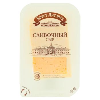Сыр Брест-Литовск 50% нарезка 130г - купить, цены на BONUS - фото 1
