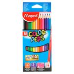 Creioane colorate MAPED Star 12 culori