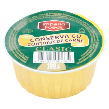 Консерва Imperia Foods с содержанием мяса классическая 130г - купить, цены на BONUS - фото 1
