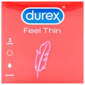 Prezervative Durex Thin 3buc - cumpărați, prețuri pentru BONUS - foto 2