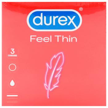 Презервативы Durex Thin 3шт - купить, цены на METRO - фото 2