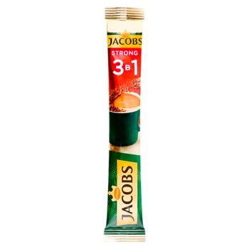 Кофе растворимый Jacobs Strong 3в1 12,9г - купить, цены на BONUS - фото 1