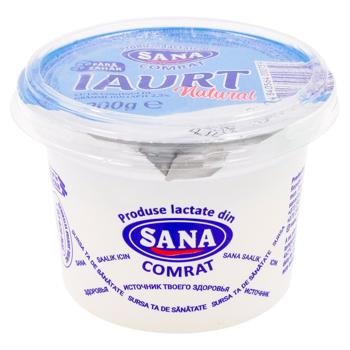 Iaurt Sana natural 2.5% 200g - cumpărați, prețuri pentru BONUS - foto 1