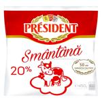 Smantana President 20% 450g