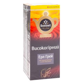 Ceai negru Sonnet Visocogornii Earl Grey in plicuri 2g*25buc - cumpărați, prețuri pentru BONUS - foto 2