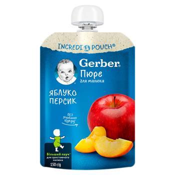 Piure Gerber Mere piersic 150g - cumpărați, prețuri pentru BONUS - foto 1