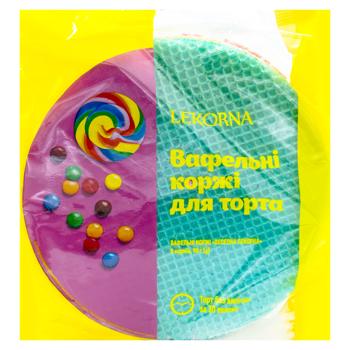 Коржи Lekorna вафельные для торта 90г - купить, цены на BONUS - фото 1