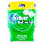 Guma de mestecat Orbit Refresgers Spearmint 67g