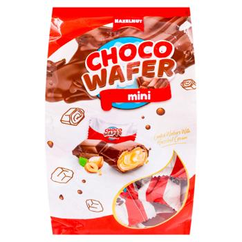 Napolitane Choco Wafer Mini de ciocolata cu crema de alune 140g - cumpărați, prețuri pentru BONUS - foto 1