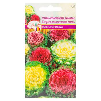 Семена Diolsem Капуста декоративная Смесь 0.1г - купить, цены на BONUS - фото 1
