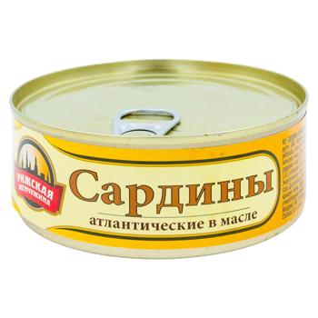 Сардина Ventspils в масле 240г - купить, цены на BONUS - фото 1