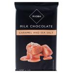 Tableta lapte Rioba caramel sare 300g