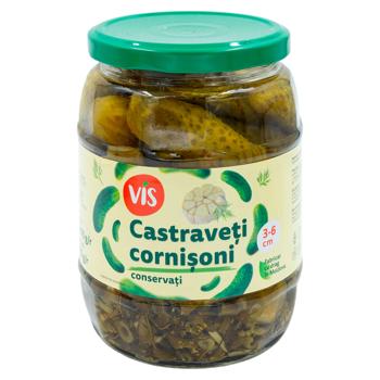 Castraveti Cornisoni conservati Vis 670g - cumpărați, prețuri pentru BONUS - foto 1