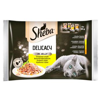 Hrană umedă Sheba Delicacy în sos pentru pisici 4x85g - cumpărați, prețuri pentru BONUS - foto 1