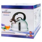 Ceainic inox Rainstahl cu fluier 2.5l