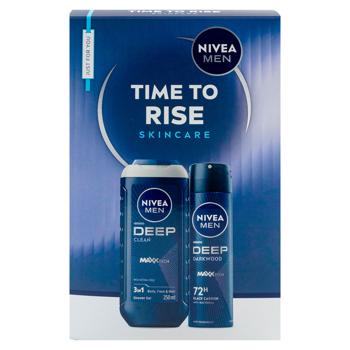 Set Nivea Time To Rise Men gel dus/deo - купить, цены на BONUS - фото 2
